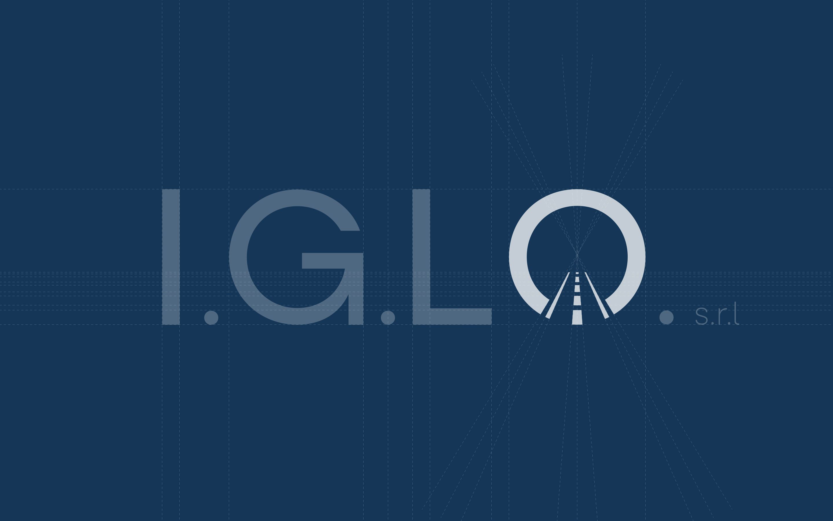 IGLO brand system grid — full identity overview
