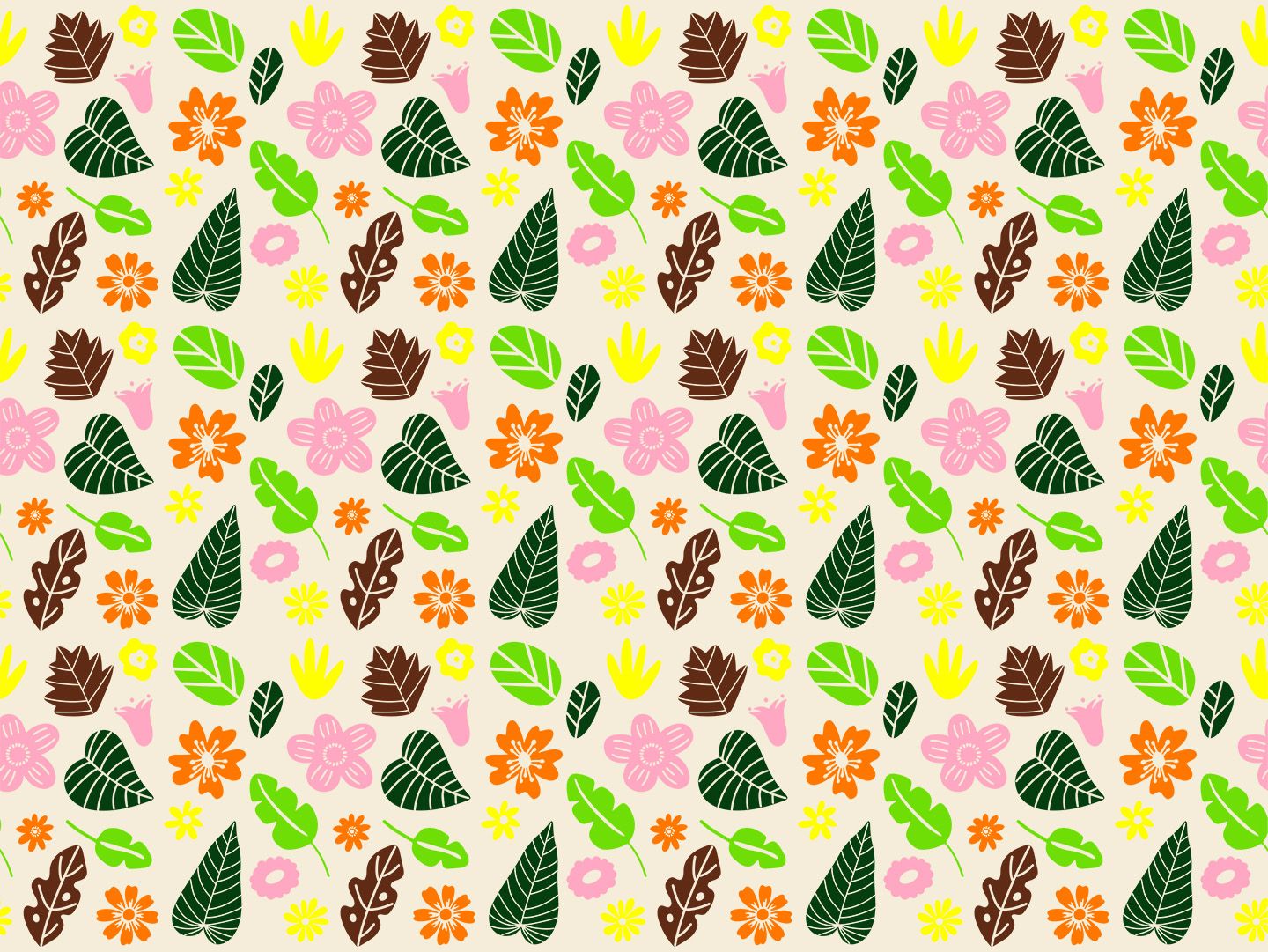 Plantsy pattern — brand surface pattern